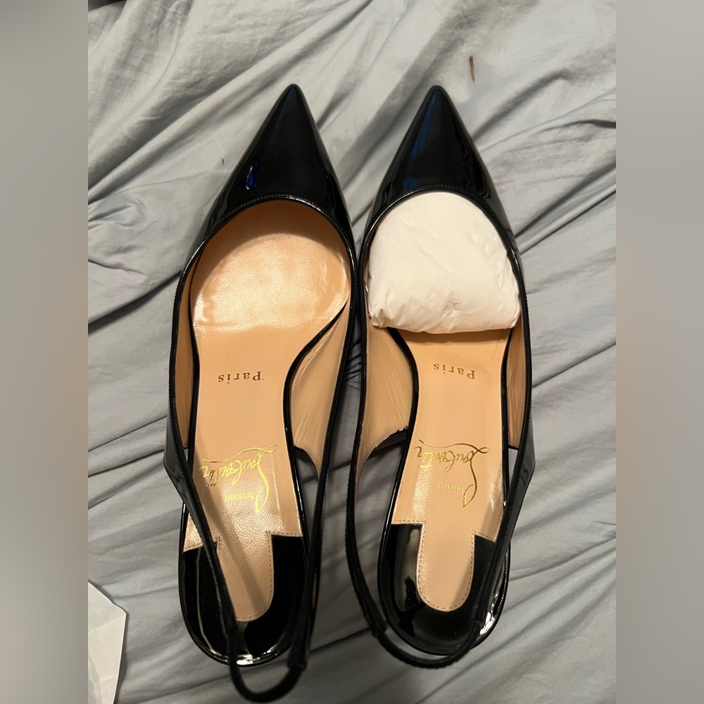 Christian Louboutin, Paris, Kate, sling 55
